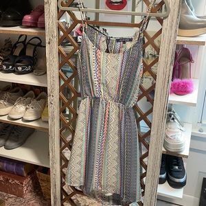 Ocean Drive geometric print mini dress.